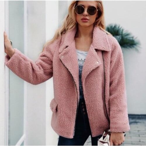 Jacket womens fluff Jacket Womens fur imitation fur Coat Women Autumn Winter Jackets New for Fall 2020! wm