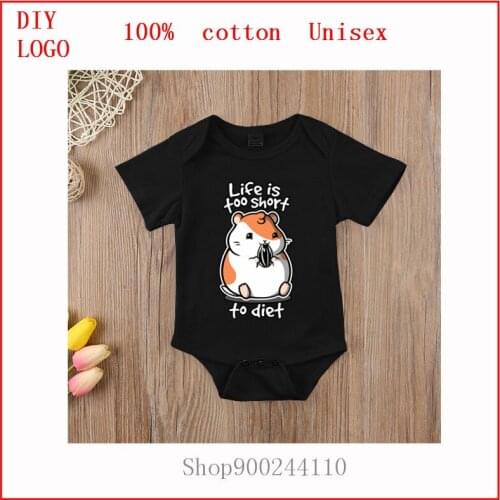 Fat Hamster picture Newborn Baby Boys Girls Bodysuits baby Unisex Jumpsuit Funny Playsuit Casual Short Sleeve Toddler Costume