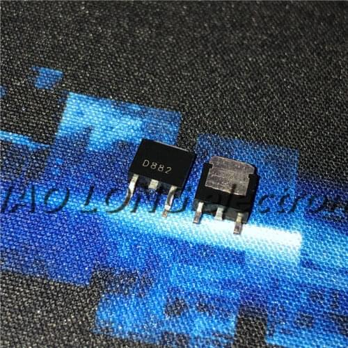 5PCS/LOT 2SD882 D882 D882M NPN TO-252 In Stock new original