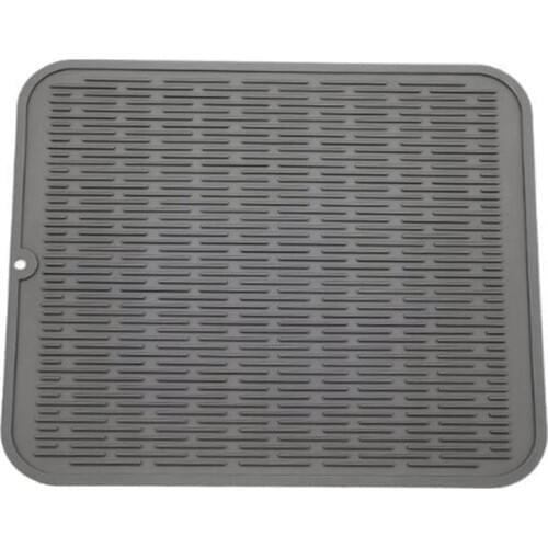 40*50CM Large Multifunctional Silicone Drain Pad Kitchen Drying Mat Silicone Dish Drying Mat Easy To Store