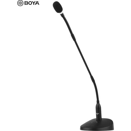 BOYA BY-GM18CB Microphone Desktop Condenser Conference Mic Cardioid Polar Pattern Soft Tube for Video Conferences Meeting