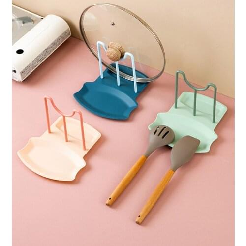 Household Countertop Pot Cover Rack Sitting Cutting Board Storage Rack Kitchen Shovel Spoon Tableware Storage Rack