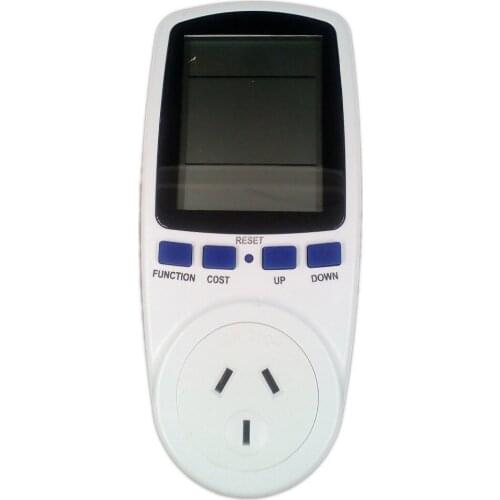 AU Plug Digital Voltage Power Analyzer Monitor Tester Wattmeter Power Energy Meter Automatic Kwh Power Switch 0-9999cost