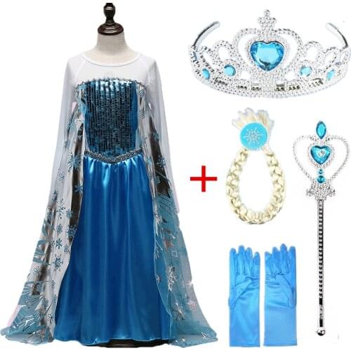 Disney Frozen 2 Dress Toddler Girl Summer Belle Princess Costume Party Clothing Beauty Elsa Beast Yellow Sleeveless Christmas