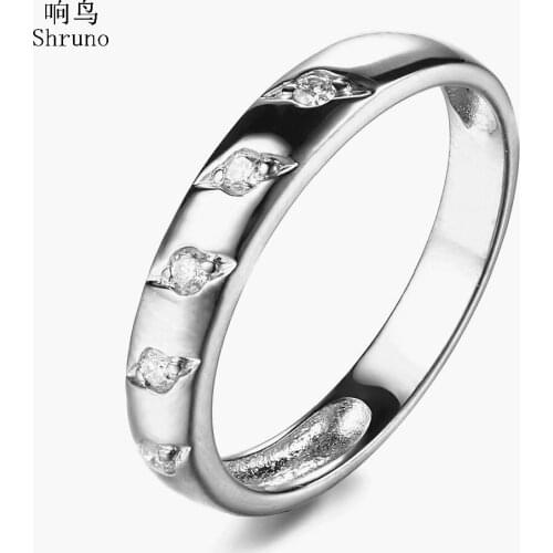 Moissanite Ring Solid 10K White/Yellow/Rose Gold VVS/DEF Color Test Positive Moissanite Diamond Women Fine Jewelry Ring Gift