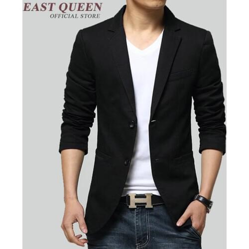Blazer men 2019 spring autumn outwear coat mens blazer jacket mens blazer slim fit suit jacket KK1721 H