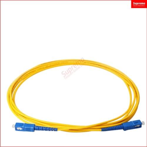 SC UPC - SC UPC Fiber Optic Patch Cord Simplex Diameter 3mm Single Mode SC/UPC Cord Length 1M 2M 3M or Accept Customization
