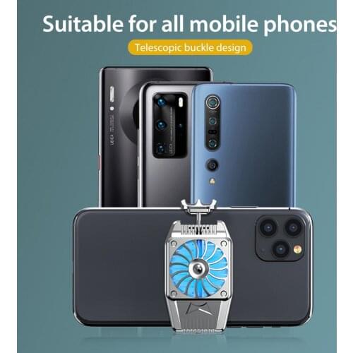 Portable Cooling Fan Game Mobile Phone Cooler USB Powered Cell Phone Radiator Snap-on Cooling Tool For IOS Android Smartphone