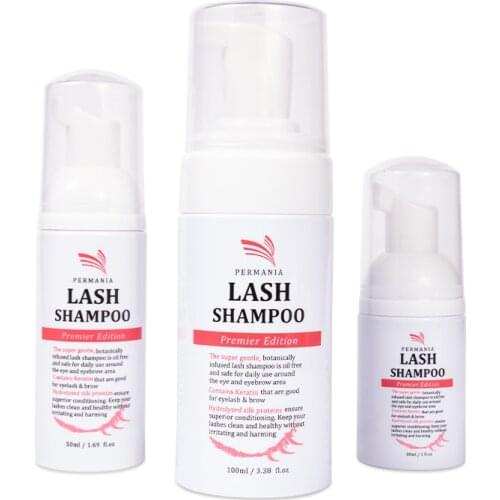 Permania Eyelash Extension Shampoo Korea Grafting Eyelashes Eyelid Foam Foaming Cleanser Gentle Remove For Beauty Makeup Tools
