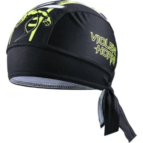 Amur Leopard Team Riding Pirate Hat Bandanna Cap Mens Women Cycling Scarf Headband Doorag bone
