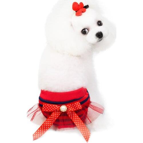 Cute Doggie Shorts Sanitary Physiological Pants Female Dog Underwear Briefs Breathable Diapers Shorts Panty For Pet