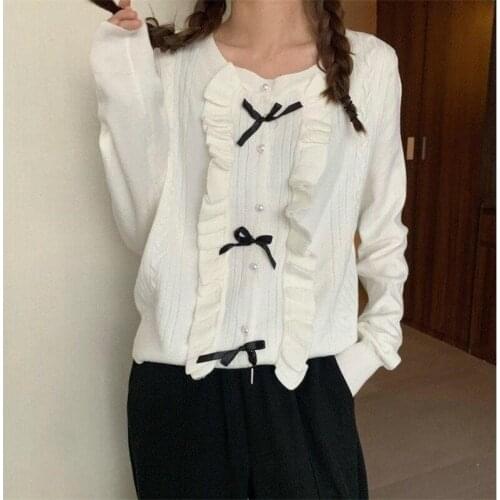 Sweater spring and autumn fashion new knitted cardigan loose jacket ladies all-match casual foreign style jacket women