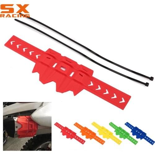 Motorcycle Exhaust Pipe Heat Insulati Protector Guard Pipe Shield For KTM YAMAHA KAWASAKI SUZUKI HONDA Dirt Bike