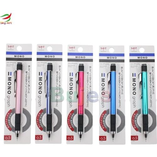 Tombow Pencil DPA-141,sharp pen MONO monograph rubber grip wTrack,model Mechanical Pencil 0.5 mm Choose from 5 Body colors