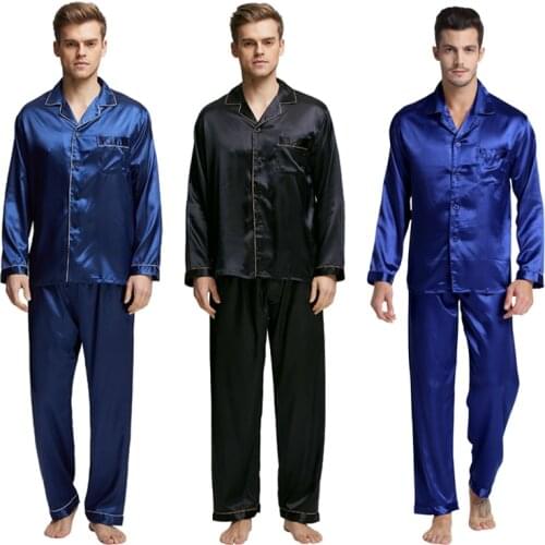 Tony & Candice Mens Silk Pajamas