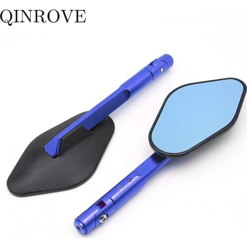 Universal Motorcycle Accessories Rear View Mirror CNC Aluminum Scootor Mirror For vespa PX Primavera Sprint S 150 GTS 300 MP3