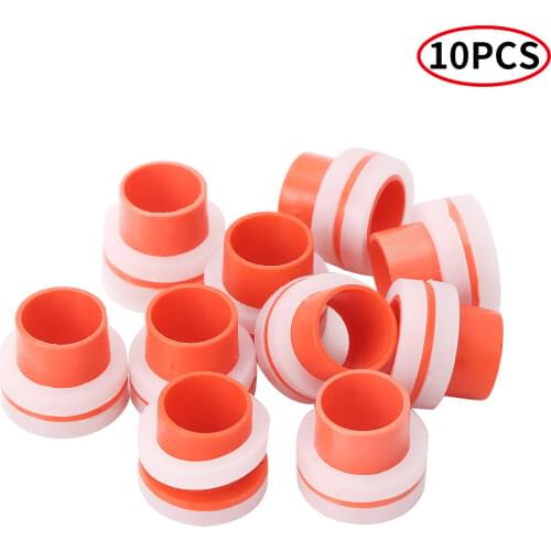 10Pcs Universal Faucet Valve Double Rubber Sealing Gaskets Replacement Parts Plastic Leak Proof Raw Material Free Gaskets