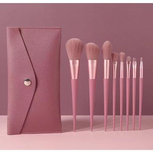 10pcs Make Up Brushes Powder Foundation Fan Brush Eye Shadow Eyebrow Foundation Blush Blending Professional Makeup Brush Tools