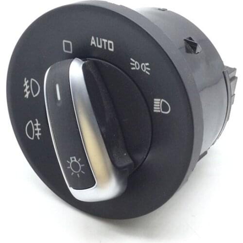 1Z0941431K AUTOMATIC CAR SWITCH FOR SKODA OCTAVIA II 04-13 AUTO CHROME HEADLIGHT FOG LIGHT SWITCH OE # 1Z0 941 431K