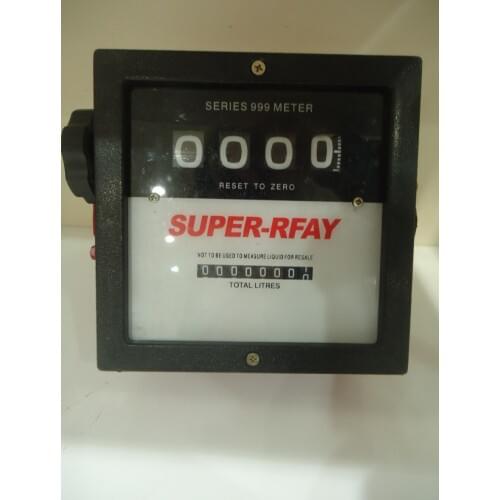 4 Digits Mechanical Diesel Fuel Flow Meter Inlet Size 2 Inch 10~200L/Min