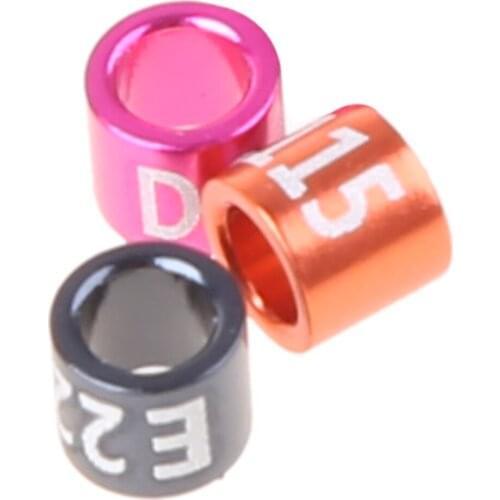 50 Pcs Dove Bands Bird Foot Ring Species Identify Training Rings Pet Bird Label Sign for Pigeon Dove Chicks Small Pet