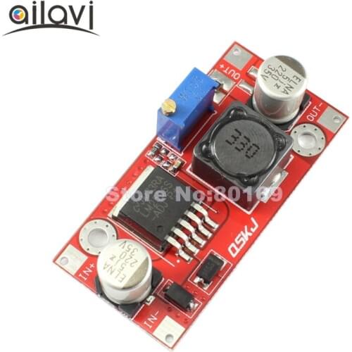 50 Pcs/Lot DC-DC Step Down Voltage Power Supply Module 4.5-35V To 1.25-30V 2A Adjustable Buck Converters LM2596 free shipping