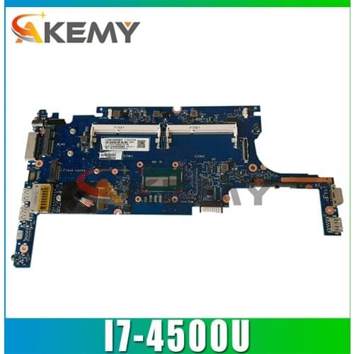 AKemy Laptop motherboard For HP EliteBook 720 820 G1 I7-4500U Mainboard 817920-601 817920-501 6050A2560501-M3-A02 SR16Z CPU