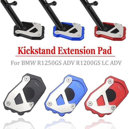 Motorcycle Accessories For BMW R1250GS ADV R1200GS LC ADV Kickstand Foot Side Stand Extension Pad Support Plate R 1200GS Rallye