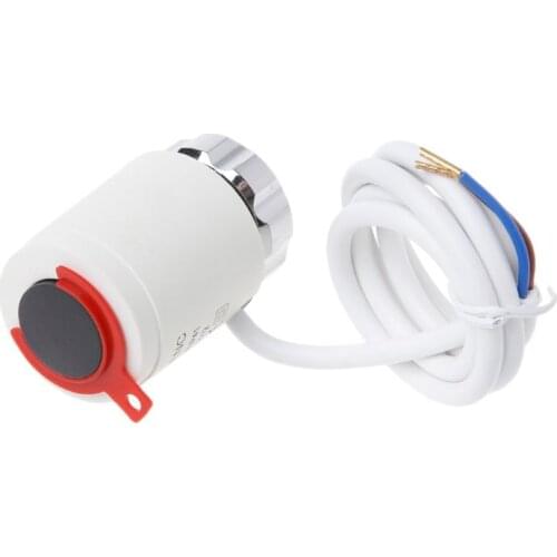 White Thermal Electric Actuator Flooring Heating System Water Separator For Manifold Valves High Quality