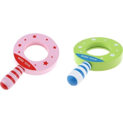 Wooden Magnifying Glass Explorer Toys for Kids Science Education Toy Great Party Favors Fun Toy Gift For Boys Girls