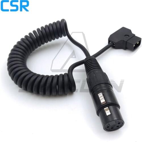 DTAP to XLR 4pin female for Roland R88 power cable, Camera monitor power cord