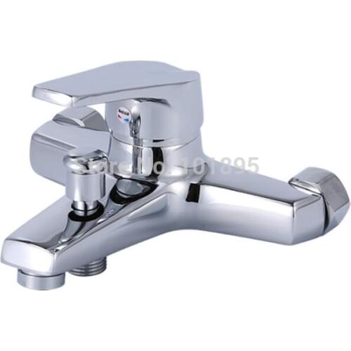 Chrome Plated Brass Material Cold & Hot Water Bath Shower Faucet