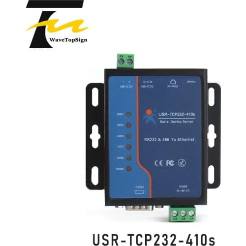 USR IOT USR-TCP232-410s ModBus RTU Converters support DNS DHCP RS232 RS485 SERIAL TO ETHERNET TCP/IP MODULE