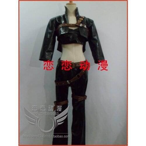 2016 Game Anime LOL Katarina Cosplay Costume Custom-made For Christmas Halloween