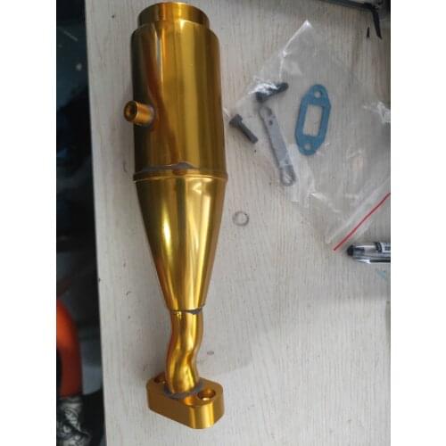 Hobby 1/5 RC Model Tuned /Exhaust pipe /Muffler fit KM RV HPI Baja 5B 5T Buggy