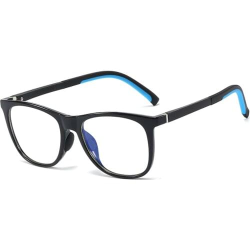New Children Anti-Blue Glasses Transparent Fashion Computer Learning Mirror
