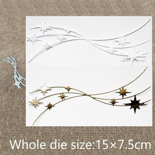 New Design Craft Metal stencil mold Cutting Dies star strip edge decoration scrapbook die cuts Album Paper Card Craft Embossing