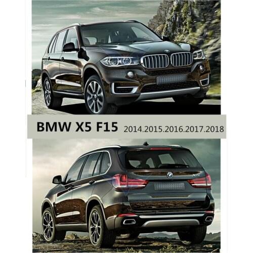 For BMW X5 F15 2014.2015.2016.2017.2018 BUMPER GUARD BUMPER Plate High Quality Stainless Steel / ABS Front+Rear Auto Accessories