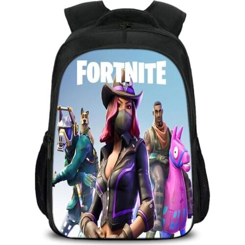 2021 Fortniteed Backpack Kids School Bag Anime Leather Backpacks Student Boys Knapsack Nylon Rucksack Boy Printed Schoolbag Gift