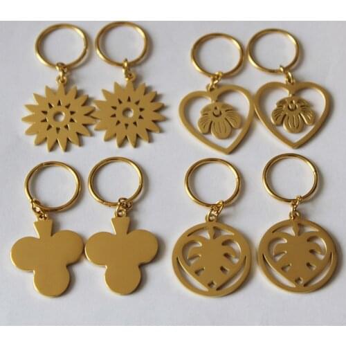 20mm Kiribati Earrings for Women Girl Gold Color Stainless Steel New Zealand Drop Earrings For Jewelry Gifts