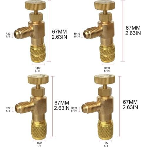 MEXI Replace Refrigeration Valve R22/R410 Refrigeration Charging Adapter Connector Liquid Addition Accessories Air Conditioning