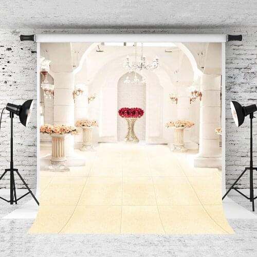 VinylBDS 10x10FT Wedding Photography Backdrops Indoor Background Cotton Backdrop Seamless Washable Children