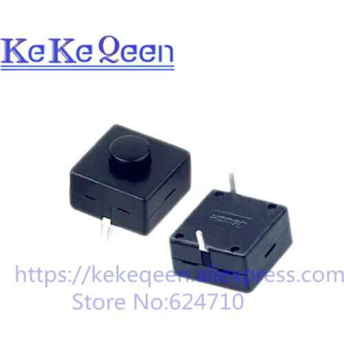 10PCS/LOT Strong Light Flashlight Switch LED Lighting Latching Switch 1212-112A 12*12MM ON-OFF