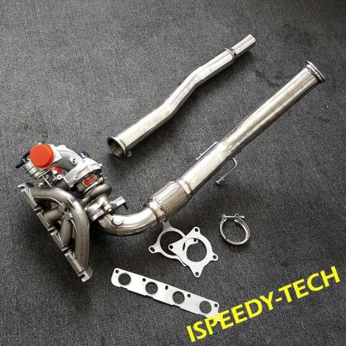 3" Decat Downpipe + K04 F23T Upgraded Turbo For VW Jetta Passat GTI Mk5 Mk6 Audi A3 TT 2.0T BPY