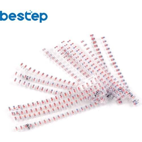 300PCS LL34 0.5W 1/2W 2V-27V Zener Diode Kit 15values 1206 SMD Zener Diode each 20pcs