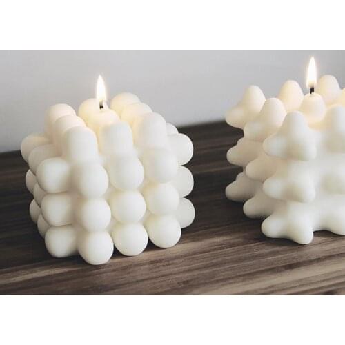 3d New Silicone Candle Molds Cake Chocolate Soy Wax Soap Mould Diy Aromatherarpy Household Tools Decoration Craft Form