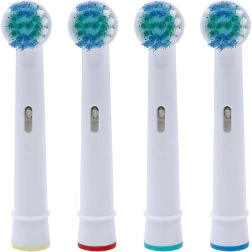 4X Replacement Electric Toothbrush Heads For Oral B EB 17 SB-17A Hygiene Care Clean Vitality Electric Tooth Brush
