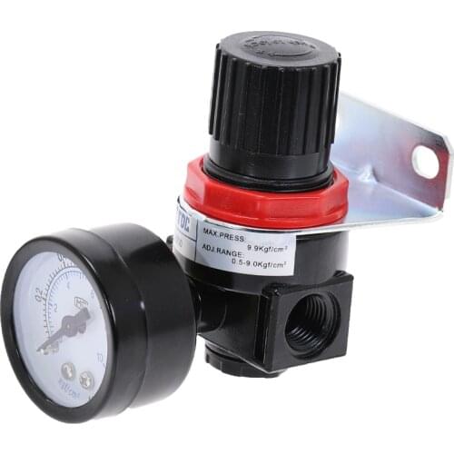 AR2000 Pneumatic Mini Air Pressure Relief Control Compressor Regulator Treatment Units Valve PC Fitting Joint Free Combination