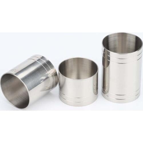 Bar Measures Stainless Steel Shaker Measuring Cup Straight Cylindrical 25ML35ML50ML Measuring Cup Bar Bartending Tools