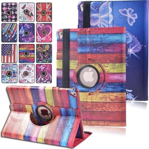 Tablet Case for Apple IPad Air 1/2 360 Degree Rotating Leather Case for Apple IPad 5/6/Pro /iPad Pro(2015)/iPad Pro (2017)